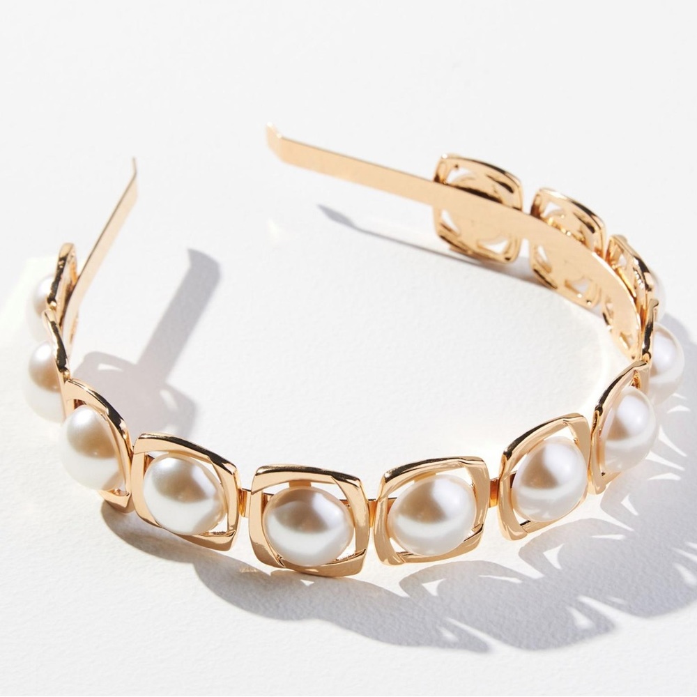 Anthropologie Pearl Headband
